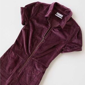 Urban Outfitters Purple Corduroy Jumpsuit